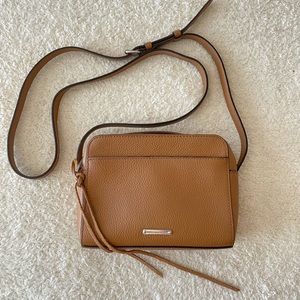 Rebecca Minkoff Tan/Brown crossbody purse in perfect condition!